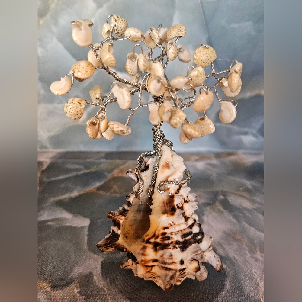 Shell and Wire Decorative Tree Of Life
